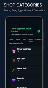 Track stock for grow a garden screenshot 1