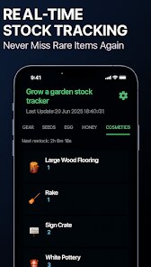 Track stock for grow a garden screenshot 2