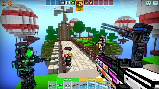 Cops N Robbers:Pixel Craft Gun screenshot 4