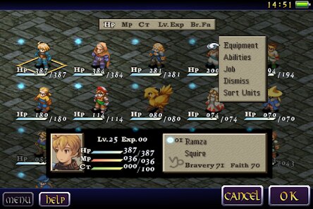 FINAL FANTASY TACTICS : WotL screenshot 3