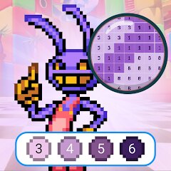 Amazing Circus Pixel Coloring