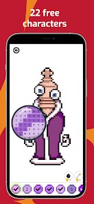 Amazing Circus Pixel Coloring screenshot 5