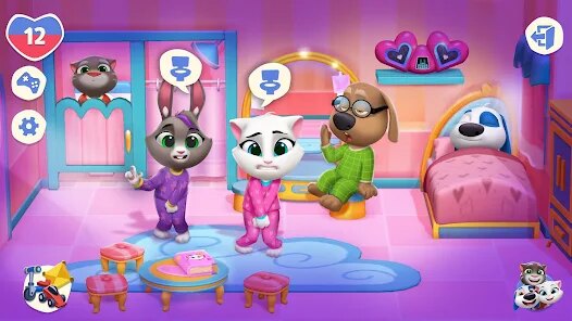 My Talking Tom Friends 2 screenshot 2