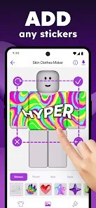 Skins Clothes Maker for Roblox screenshot 3