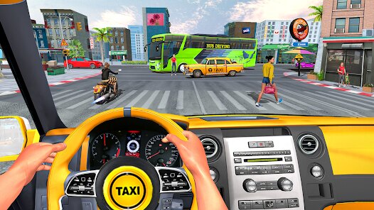 US Taxi Car Parking Simulator screenshot 2