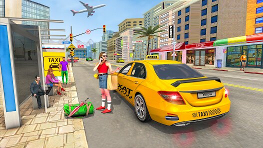 US Taxi Car Parking Simulator screenshot 4