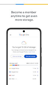 Google One screenshot 3