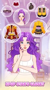 Kpop Idol Doll: Dress Up Diary screenshot 1
