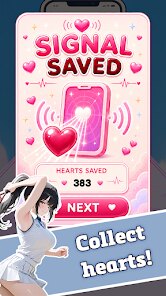 Heart Run : Match Girls screenshot 1