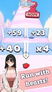 Heart Run : Match Girls screenshot 3