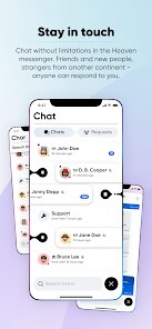 Heaven Messenger - chat, map screenshot 5