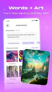 WOMBO Dream - AI Art Generator screenshot 1