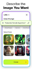 Lisa AI: Cartoonify Avatar Art screenshot 4