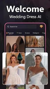 Wedding Dress AI screenshot 1